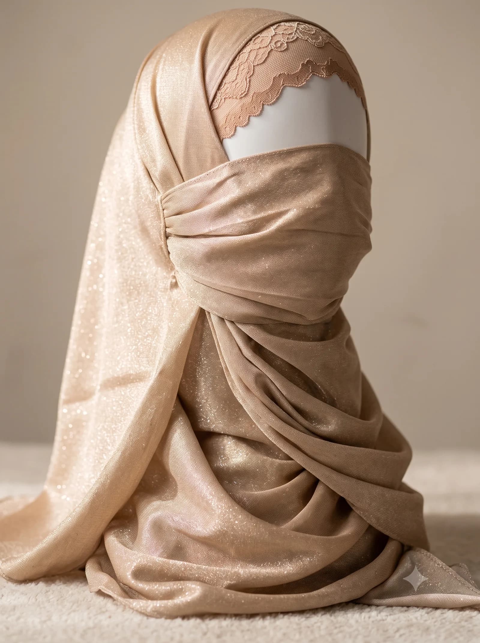 hijab off white 1