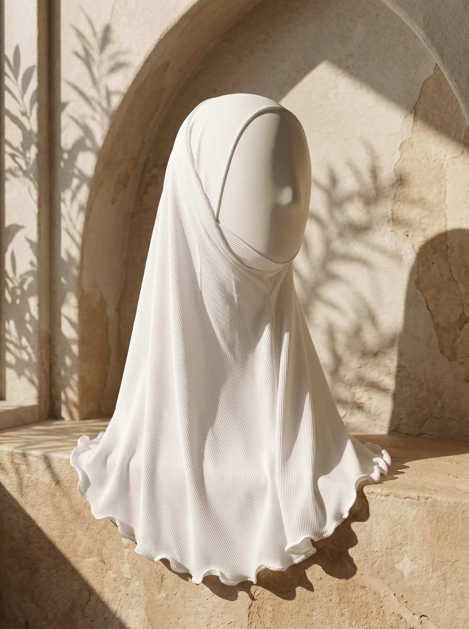 hijab white 1